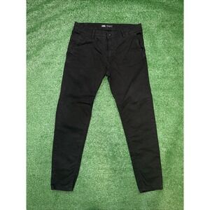 Zara Man Skinny‎ Fit Pants Stretch Trousers  Chino Black Size 32